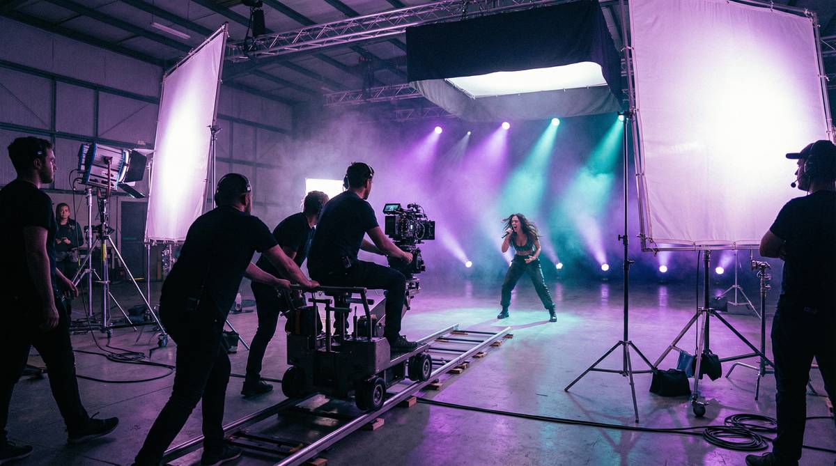 探花 MV拍摄幕后视频